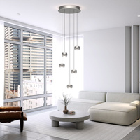 Lampa wisząca piątka okrągła QUIBERON Aviano Lighting 5039-503