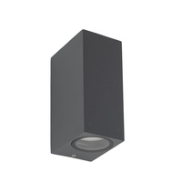 Kinkiet zewnętrzny dwukierunkowy AXIS GRAY 2xGU10 Tk Lighting 10970