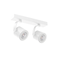 Ruchoma podwójna oprawa natynkowa BROSS ARM 2 WH AZZARDO AZ3502