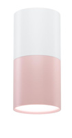 OPRAWA SUFITOWA TUBA 1X50W GU10 RÓŻOWY+BIAŁY ŚR. 5,8 CM Candellux 2273662
