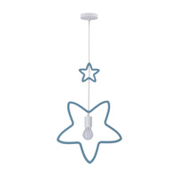 SINGLE SS LAMPA WISZĄCA 1X20W E27 IQ KIDS NIEBIESKI Candellux 31-23513