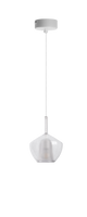 Pojedyńcza szklana lampa wisząca GRACE C CLEAR AZZARDO AZ6294