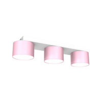 Lampa sufitowa DIXIE Pink/White 3xGX53 Milagro MLP7555