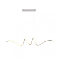 Biała lampa wisząca fala LED nad stół do jadalni Bastelo Italux PND-24154-WH