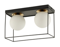 AROMA 2 Plafon czarny/złoty Sigma 40711