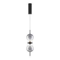 Nowoczesna lampa wisząca szklane dymione dwie kule LED 3000K Double Moon MOD478PL-L8B3K Maytoni