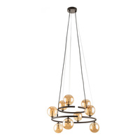 ANABELLE BROWN LAMPA WISZĄCA 9 TK Lighting 6587