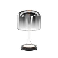 Ekskluzywna lampka stołowa szklana dymiona wysokość 42cm  Spirito LED 3000K MOD286TL-L18B3K Maytoni