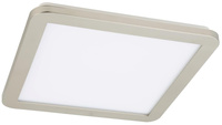NEXIT LAMPA SUFITOWA PLAFON 30X30 18W LED IP44 SATYNA+BIAŁY 3000K Candellux 10-66831