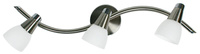 SELIA LAMPA SUFITOWA LISTWA 3X40W G9 NIKIEL MAT/CHROM BIAŁY (BŻ) Candellux 93-69993