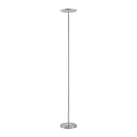 Prosta lampa podłogowa w kolorze stalowym HANS LED 3000K Just Light 11729-55