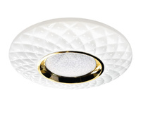 Lampa sufitowa plafon TOKYO GOLD 24W 40cm LED Milagro ML7908 - sterowana pilotem