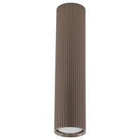 Oprawa sufitowa ryflowana tuba 24cm w kolorze brązowym TUNE BROWN L 1XGU10 Tk Lighting 11029