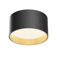 Czarna natynkowa tuba o średnicy 14cm LED 3000K Vega C089CL-15W3K-BMG Maytoni