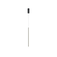 Czarna wąska tuba wisząca o srednicy 1,7cm LED 3000K/4000K Halo MOD246PL-L12BK Maytoni