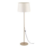 Lampa podłogowa w kolorze sabia z abażurem z tkaniny 1xE27 MAJA SABIA Tk Lighting 16180