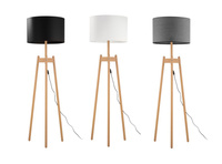 Lampa podłogowa PEREZ grafit TK Lighting 5426