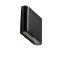 Kinkiet zewnętrzny czarny na taras, elewacje CREMONA S BK AZZARDO AZ4339