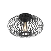 Czarna metalowa lampa sufitowa 5xE27 RACOON Just Light Paul Neuhau 11410-18