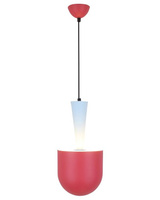 LAMPA WISZĄCA VISBY 1 NIEBIESKI CZERWONY Candellux 50101164