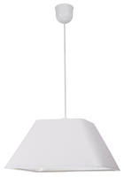 ROBIN LAMPA WISZĄCA 35 1X60W E27 BIAŁY  PROMO (ABAŻUR 77-01719+LINKA 85-89369) Candellux 31-03331