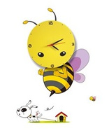 Kinkiet, Lampka dziecięca BEE 0,6W LED CLOCK Milagro ML145