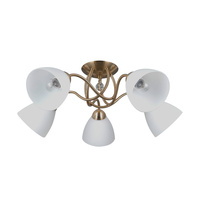Lampa wisząca Lugano 5xE27 Italux PND-5643-5-HBR