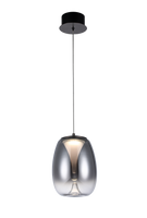 Elegancka szklana lampa wisząca PAMELA 20 SMOKY AZZARDO AZ5824