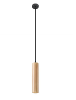 Lampa wisząca LINO 1 naturalne drewno Sollux SL.0636