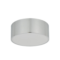 Chromowany plafon łazienkowy o średnicy 30cm LIVO CHROM S 2XE27 IP54 Tk Lighting 11476