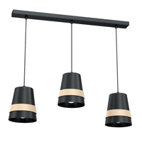 Lampa wisząca VENEZIA BLACK 3xE27 MLP5451
