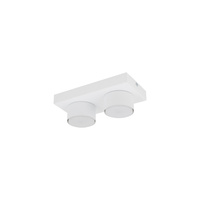Dwupunktowa biała lampa sufitowa BRIX WHITE 2xGX53 Tk Lighting 11295