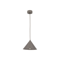 Lampa wisząca metalowy stożek w odcieniu brązu 21cm CONO S NEW BROWN 1xE27 Tk Lighting 11375