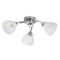 Lampa sufitowa potrójna chrom CLARA 3xE27 Milagro ML2758