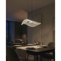 Lampa wisząca akrylowa MEDUSA 50 PENDANT 3000K BK AZZARDO AZ6788