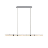 Lampa wisząca pozioma podłużna tuba z akrylu LED 3000K Love 37W Maxlight P0647