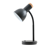 Lampka biurkowa SENZA czarna Italux TB-37263A-BK