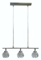 GIRA ZWIS 3X40 G9 SATYNA NIKIEL+KRYSZTAŁ PROMOCJA Candellux 33-27408