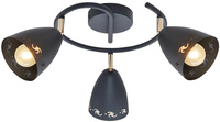 COTY LAMPA SUFITOWA SPIRALA 3X40W E14 CZARNY Candellux 98-67180