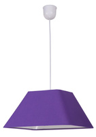ROBIN LAMPA WISZĄCA 35 1X60W E27 FIOLETOWY  PROMO (ABAŻUR 77-01818+LINKA 85-89369) Candellux 31-03294