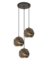 Lampa wisząca PALERMO Italux PND-2424-3S-GR+GD