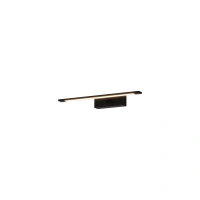 Czarny kinkiet łazienkowy 41,5cm nad lustro Elgidia LED 3500K IP44 WL0122-S-BK Yaskr