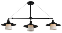 LOFT LAMPA WISZĄCA 3X60W E27 CZARNY Candellux 33-43115