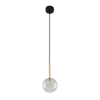 NILOS BLACK / GOLD LAMPA WISZACA 1 TK Lighting 5941