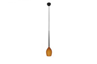 Lampa wisząca pojedyńcza IZZA 1 Amber 1xE14 Azzardo AZ1221