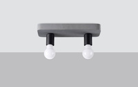Lampa sufitowa oprawa TAVO 2 betonowa Sollux Lighting SL.1157
