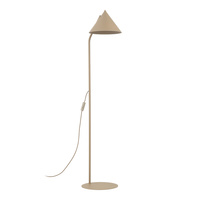 Lampa podłogowa w kolorze sabia z metalowym stożkowym kloszem 1xE27 CONO SABIA Tk Lighting 16211