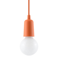 Lampa wisząca DIEGO 1 pomarańczowy Sollux SL.0584