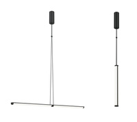 Lampa wisząca składana SUPERSYMMETRY BLACK LED Maytoni P096PL-L11BK1