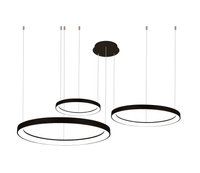 Lampa wisząca AGNES czarna LED AZzardo AZ5024 sterowana pilotem